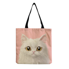 Women's 3D Cats Print Shoulder Bag Eco-Friendly Tote Bag High Capacity