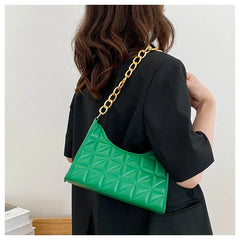 Women's Diamond Chain Shoulder Bag Handbag Shopping Bag