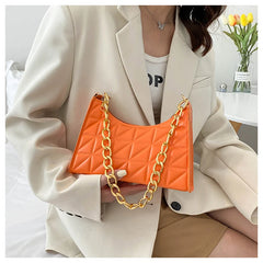 Women's Diamond Chain Shoulder Bag Handbag Shopping Bag