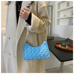 Women's Diamond Chain Shoulder Bag Handbag Shopping Bag
