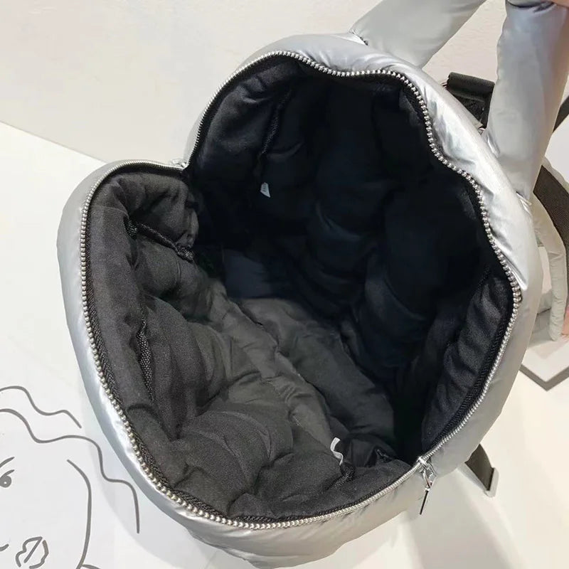 Women's Winter Backpack Large Capacity Student School Bag