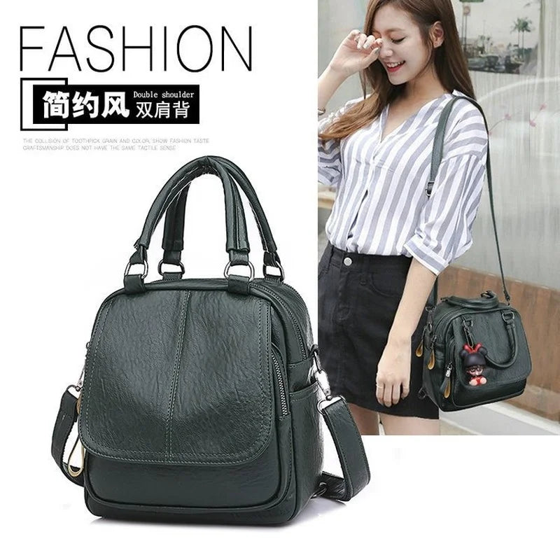 Casual Women's Mini PU Leather Backpack