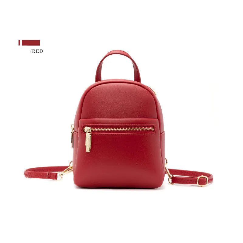 Women's Soft Leather Backpack Vintage Shoulder Bags
