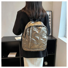 Nylon Women's Backpack Winter School Girl Handbag