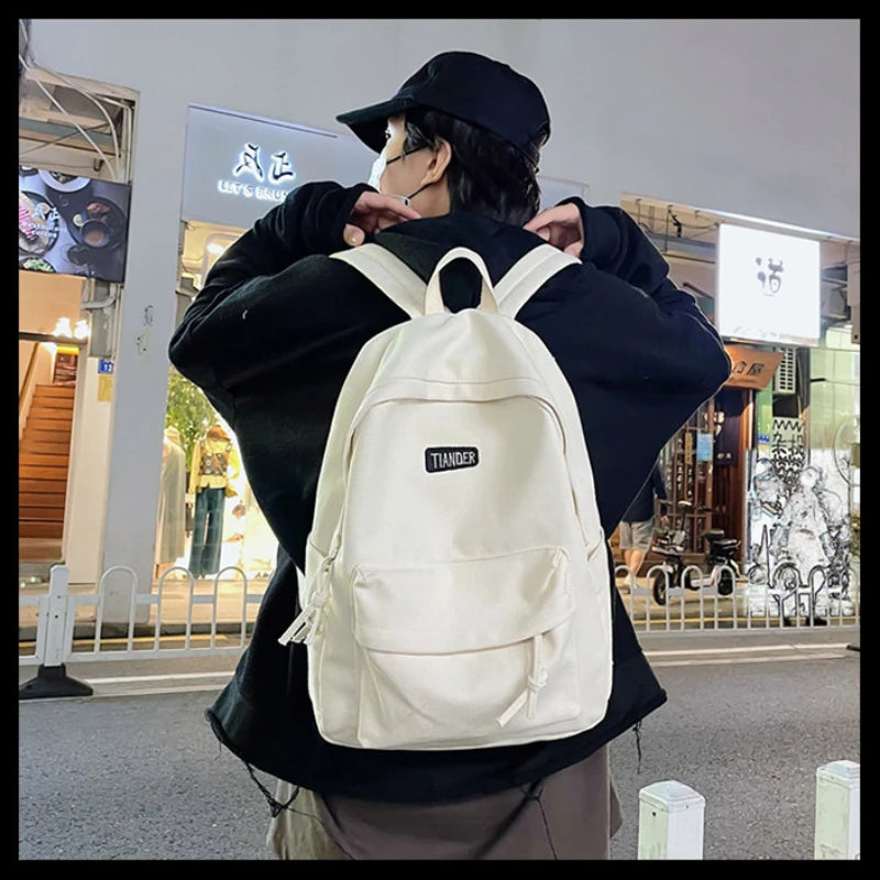 Canvas Backpack for School Teenagers Girls Woman Rucksack Mochila