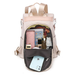 Women's Backpack Ethnic Style Embroidered Water Repellent Leisure Bag
