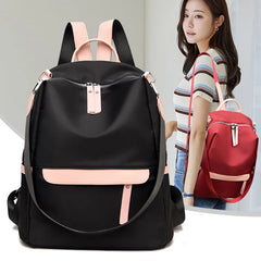 Women's Oxford Cloth Backpack Feminina School Bags for Girls