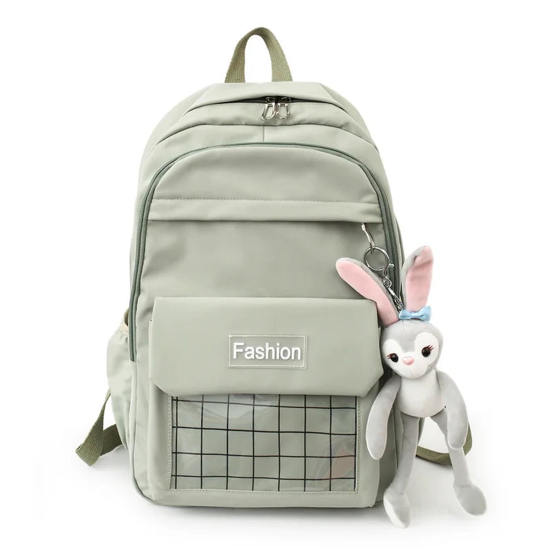 Waterproof Oxford Backpack Large Capacity Travel School Bags For Girls