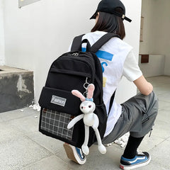 Waterproof Oxford Backpack Large Capacity Travel School Bags For Girls