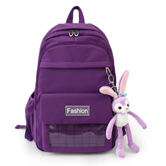 Waterproof Oxford Backpack Large Capacity Travel School Bags For Girls