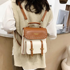 Women's Backpack Pu Leather Shoulder Crossbody Bag Tote