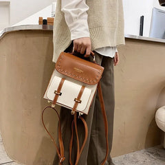 Women's Backpack Pu Leather Shoulder Crossbody Bag Tote