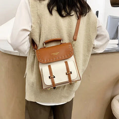 Women's Backpack Pu Leather Shoulder Crossbody Bag Tote