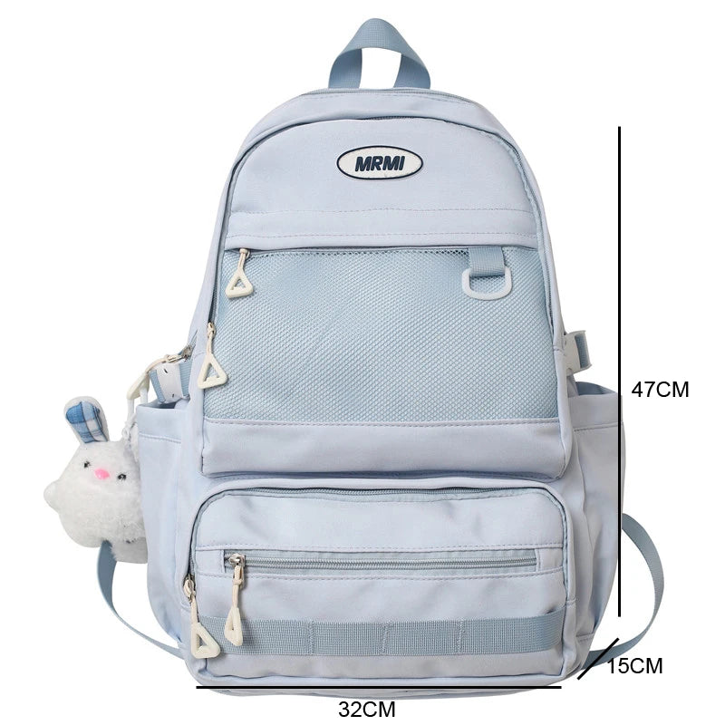 Women's Backpack Multi-pocket Big Travel Bag Schoolbag for Teenage Girl