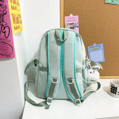 Women's Backpack Multi-pocket Big Travel Bag Schoolbag for Teenage Girl