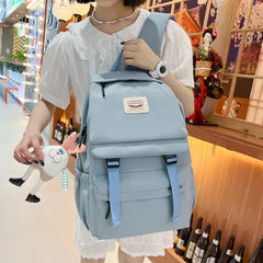 Women's Multi-pocket Backpack for Teenage Girl Boy