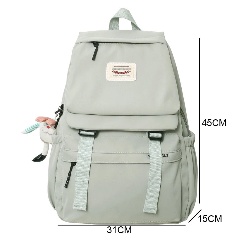 Women's Multi-pocket Backpack for Teenage Girl Boy