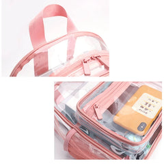 Transparent Waterproof PVC Women's Backpack
