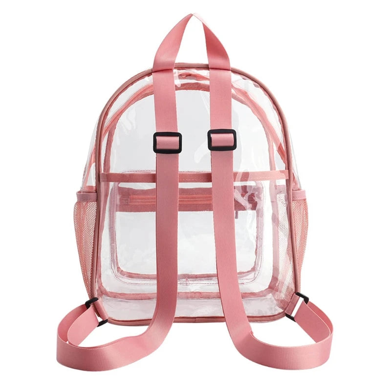 Transparent Waterproof PVC Women's Backpack