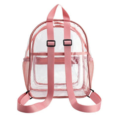 Transparent Waterproof PVC Women's Backpack