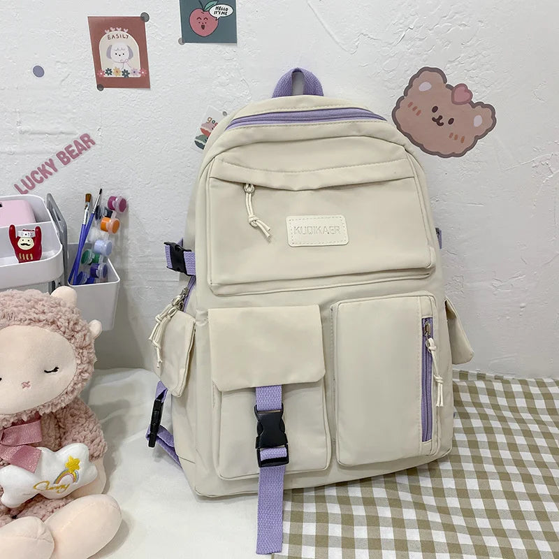 Women's Waterproof Anti-theft School Backpack for Girls