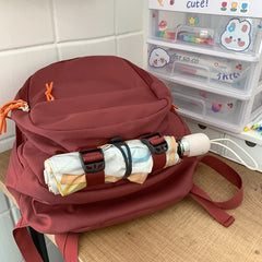 Waterproof Women's Backpack Multi-pocket High Schoolbag