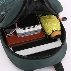 Waterproof Nylon Double Shoulder Bags Backpacks for Men and Women