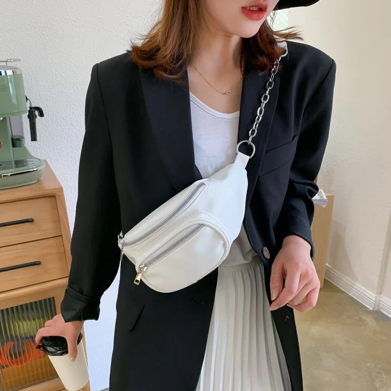 Women's Wild Waist Bag Chain Shoulder Slung Bag