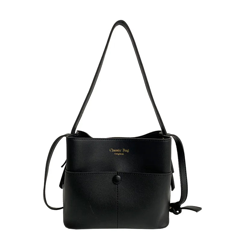 Women's Retro Bucket Shoulder Bag