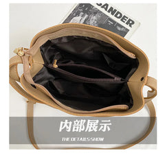 Women's Retro Bucket Shoulder Bag