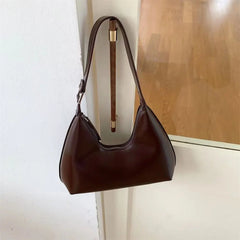 Women's Small Shoulder Bag PU Leather Casual Handbag