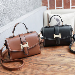 Retro Leather Shoulder Bag Women's Handbag Messenger Bag
