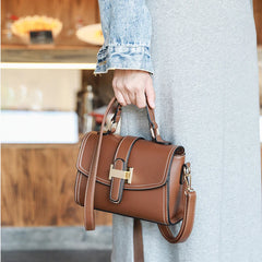 Retro Leather Shoulder Bag Women's Handbag Messenger Bag