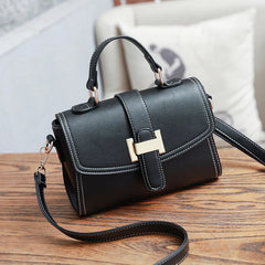 Retro Leather Shoulder Bag Women's Handbag Messenger Bag