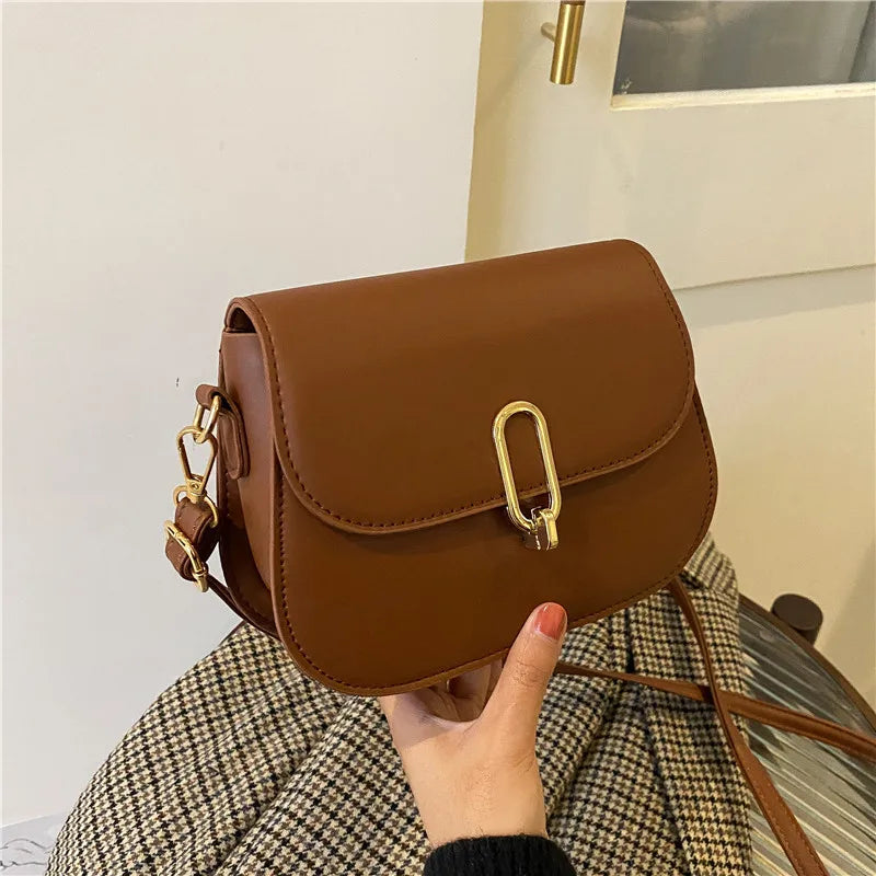 Vintage Messenger Female Bag Casual Flap Shoulder Bag Crossbody Bags for Ladies