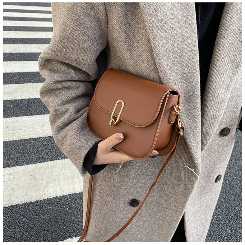Vintage Messenger Female Bag Casual Flap Shoulder Bag Crossbody Bags for Ladies