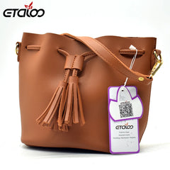 Women's Tassel Shoulder Messenger Bag Small Square Bag