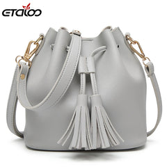 Women's Tassel Shoulder Messenger Bag Small Square Bag