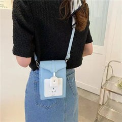 Women's Niche Switch Socket Mobile Phone Bag Shoulder Messenger Bag