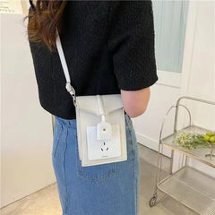 Women's Niche Switch Socket Mobile Phone Bag Shoulder Messenger Bag