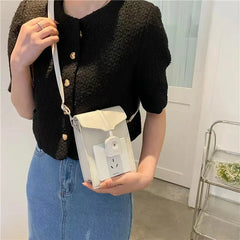 Women's Niche Switch Socket Mobile Phone Bag Shoulder Messenger Bag