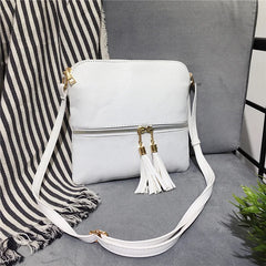 Women's Cross Body Tassel Bag European And American Shoulder Bag