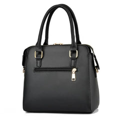 Embroidery Crossbody Handbag Leather Tote Clutch Purse Bag