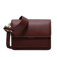 Mini Pu Leather Flap Shopper Bag for Women Crossbody Bag