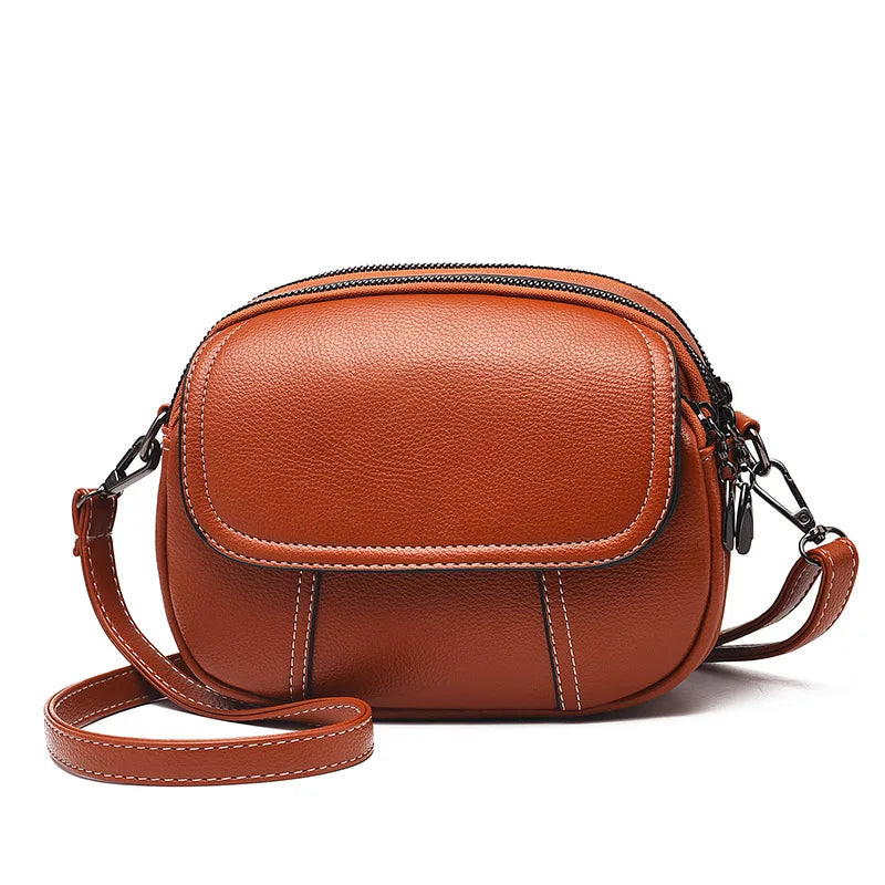 Women's PU Leather Shoulder Bag Mini Messenger Bag
