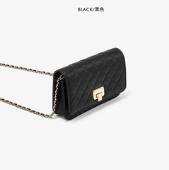 Women's Rhombus Chain Shoulder Bag PU Leather