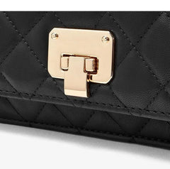 Women's Rhombus Chain Shoulder Bag PU Leather