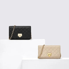 Women's Rhombus Chain Shoulder Bag PU Leather