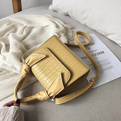 Crocodile Pattern Small Square Bag Hand-held Shoulder Messenger