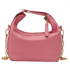 Women's Chain Crossbody Bag Soft Pu Leather Handbag